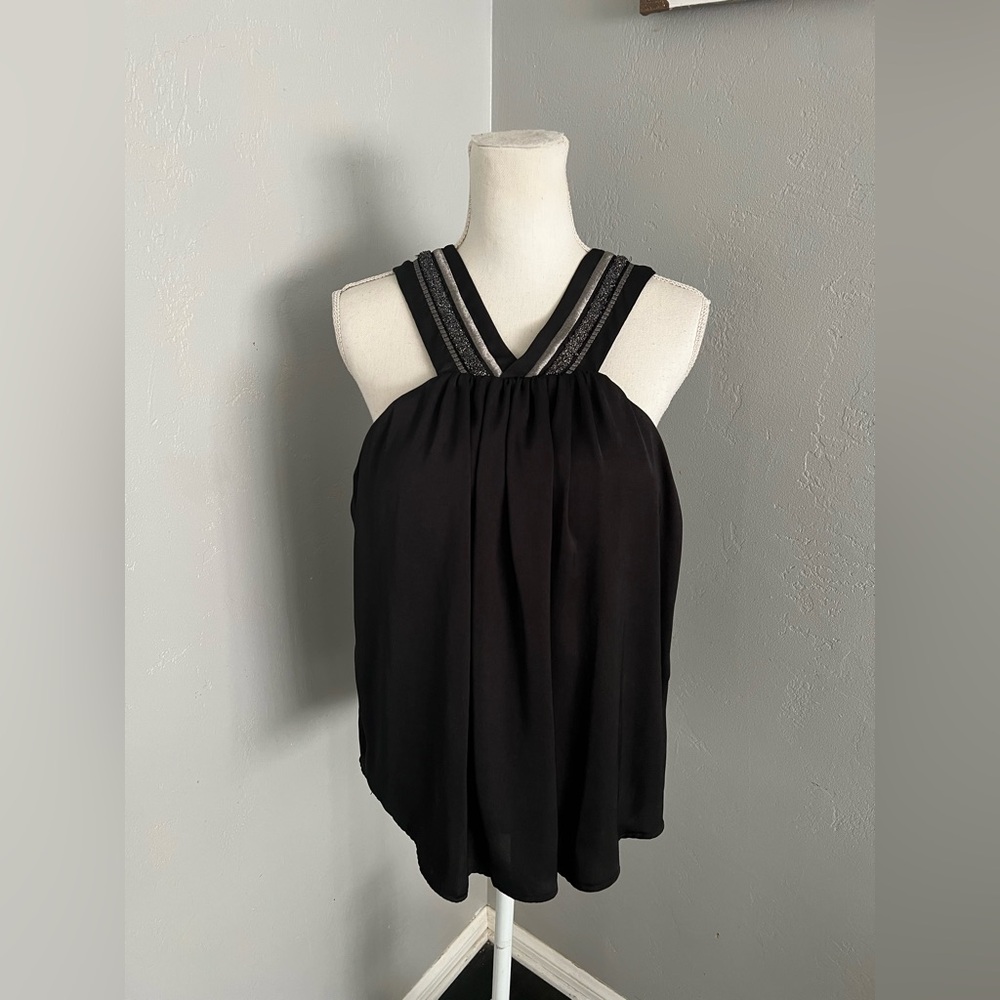 Shebird Elegant Black Women's tank Top size 7